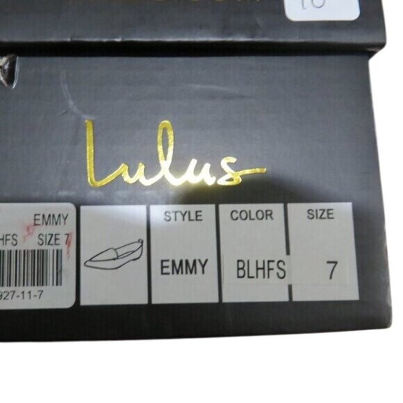 Lulus Emmy Vegan Leather Python Snake Embossed Ballet Flats Driving Moccasins 7 - Picture 12 of 12